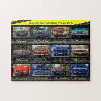 Puzzle Automobiles américaines classiques des années 1960