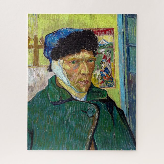 Puzzle Autoportrait avec oreille déchaînée | Van Gogh | (Vertical)