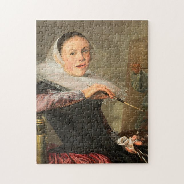 Puzzle Autoportrait de Judith Leyster, artiste féminine (Vertical)