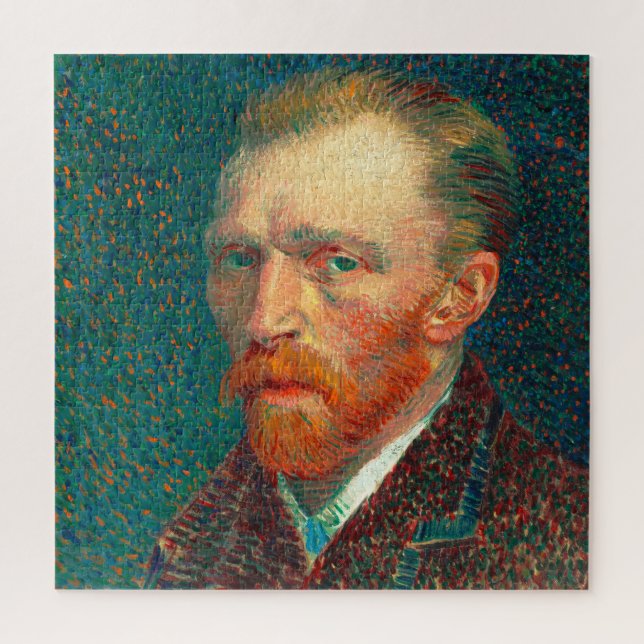 Puzzle Autoportrait de Vincent Van Gogh avec costume Beau (Vertical)