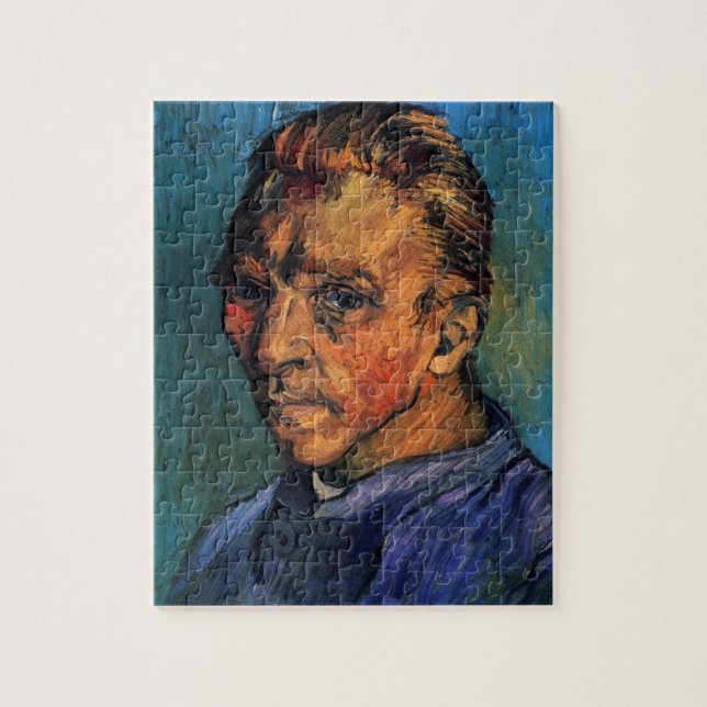 Puzzle Autoportrait de Vincent van Gogh sans barbe (Vertical)