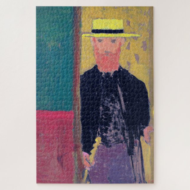 Puzzle Autoportrait (Homme porteur), Edouard Vuillard (Vertical)