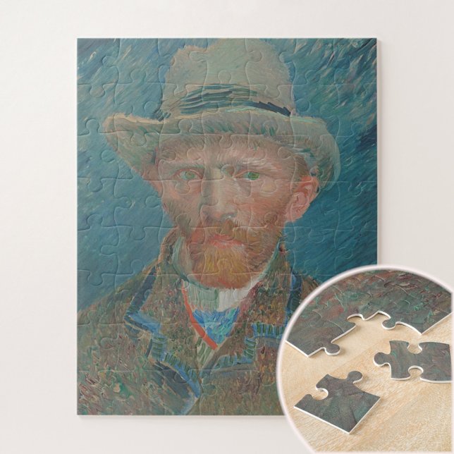 Puzzle Autoportrait, Vincent van Gogh, Art (Créateur téléchargé)