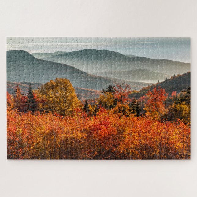 Puzzle Autoroute Sunrise Kancamagus Vue sur le New Hampsh (Horizontal)