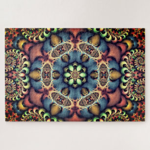 puzzle aux fleurs pastel