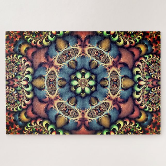 puzzle aux fleurs pastel (Horizontal)