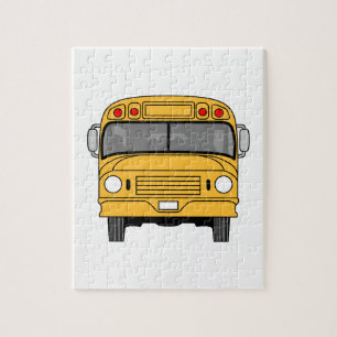 Puzzle Avant d'autobus scolaire