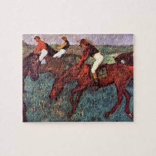Puzzle Avant Le Début Formation Jockeis - Diplôme Peintur