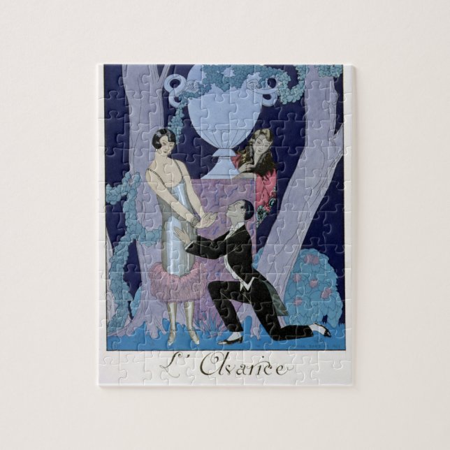 Puzzle Avarice, 1924 (copie de pochoir) (Vertical)