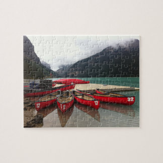 Puzzle avec canons canadiens sur le lac
