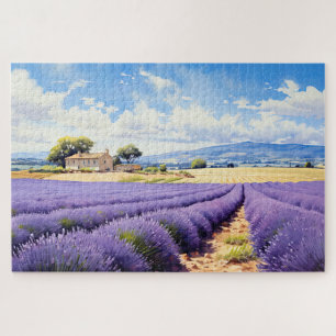 Puzzle avec charme lavande Provence France