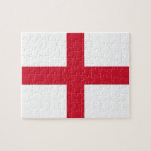 Puzzle avec drapeau d'Angleterre