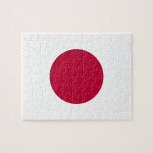 Puzzle avec drapeau du Japon