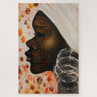 Puzzle avec jolie femme africaine