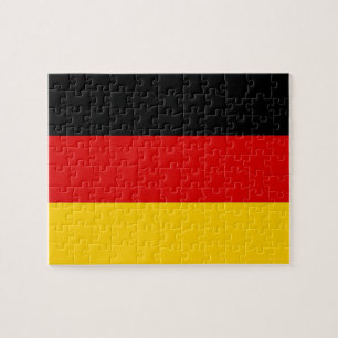 Puzzle avec le drapeau de l'Allemagne