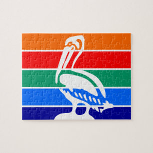 Puzzle avec le drapeau de Saint-Pétersbourg