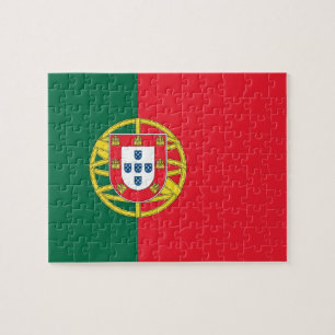Puzzle avec le drapeau du Portugal