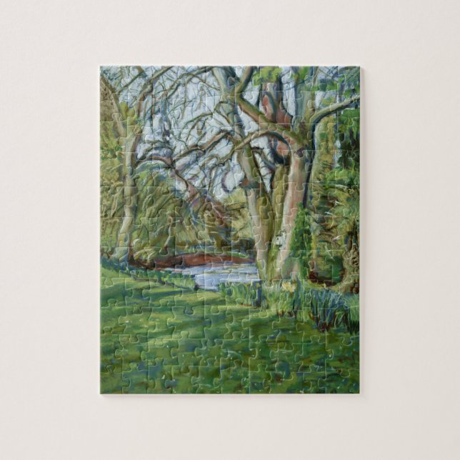 Puzzle avec paysage de printemps (Vertical)