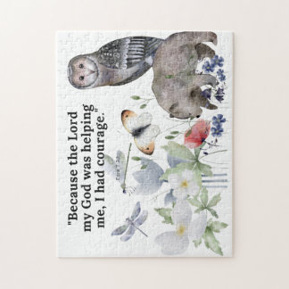 Puzzle avec un beau verset de la bible
