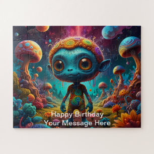 Puzzle Aventure Alien dans une forêt de champignons Imagi