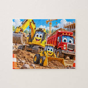 Puzzle Aventure de camion de construction