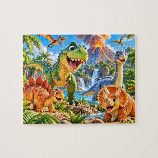 Puzzle Aventure de dinosaure (Horizontal)