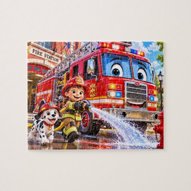 Puzzle Aventure de pompier (Horizontal)