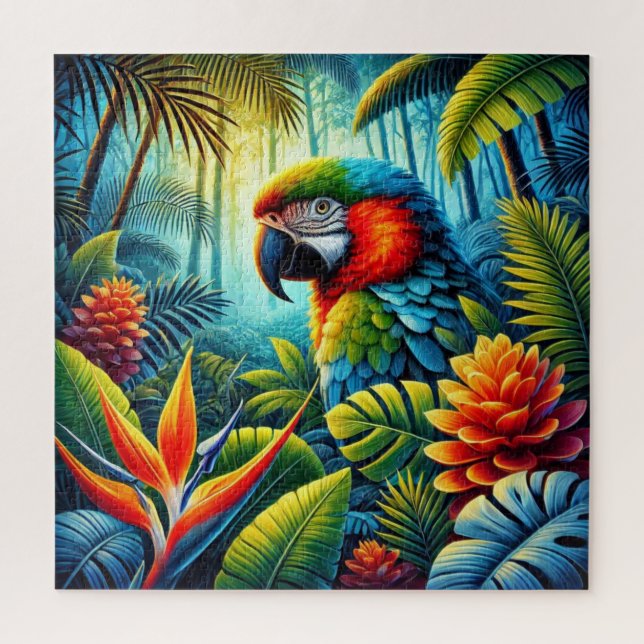 Puzzle Aventure exotique dans la jungle (Vertical)
