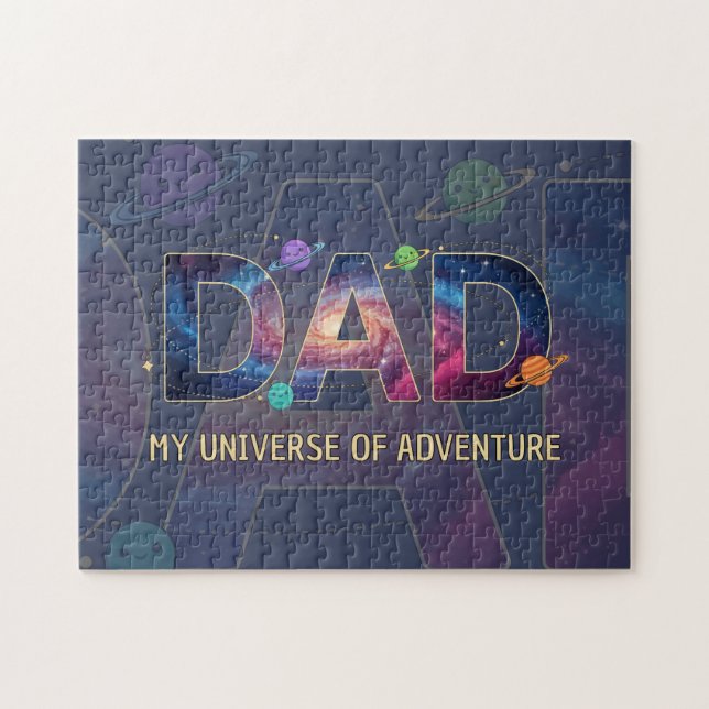 Puzzle Aventure Papa Univers Galactique (Horizontal)