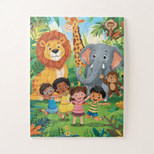 Puzzle Aventure Safari : Rencontrez les amis sauvages
