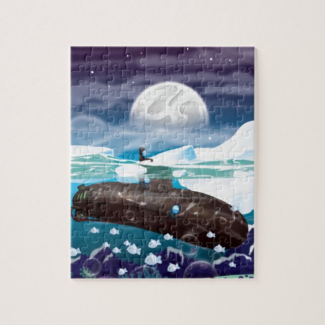 Puzzle Aventure sous-marine arctique (Vertical)