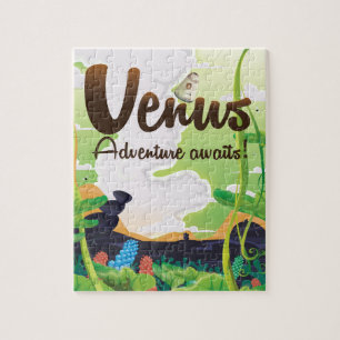 Puzzle Aventure Vénusienne en vue ! affiche de voyage