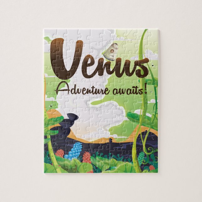 Puzzle Aventure Vénusienne en vue ! affiche de voyage (Vertical)