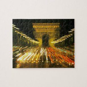 Puzzle Avenue des Champs-Elysées, Arc de Triomphe,