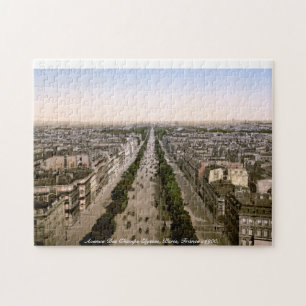 Puzzle Avenue Des Champs-Elysées, Paris, France c1900