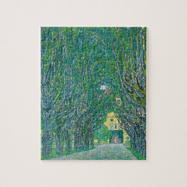 Puzzle Avenue Gustav Klimt du parc Schloss Kramer (Vertical)