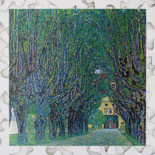 Puzzle Avenue In Schloss Kammer Park par Gustav Klimt