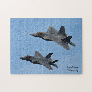 Puzzle Avion de chasse F-35 et F-22 