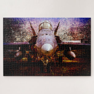 Puzzle Avion de combat militaire