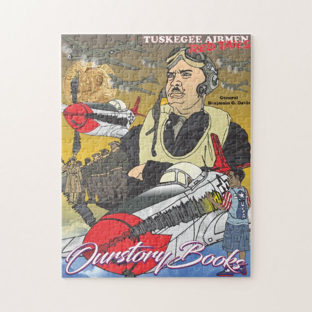 Puzzle Avion de Tuskegee (Vertical)