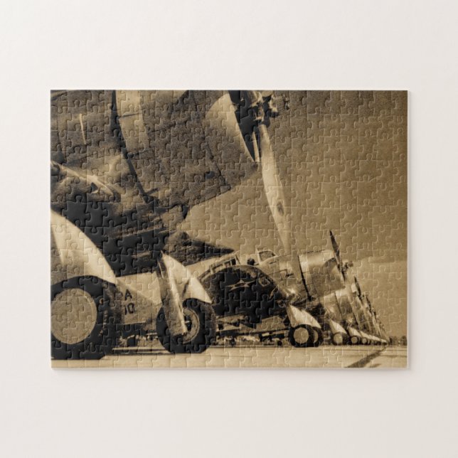 Puzzle Avions courageux de bombardier de SBD de Douglas (Horizontal)