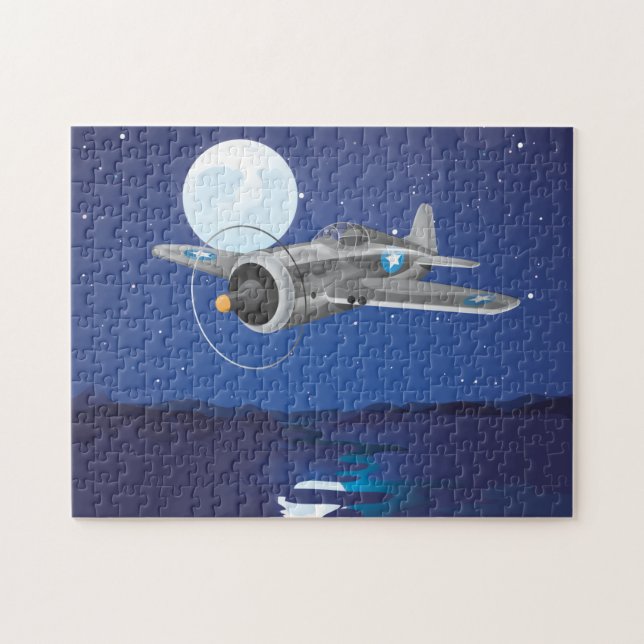 Puzzle Avions de combat vintage (Horizontal)