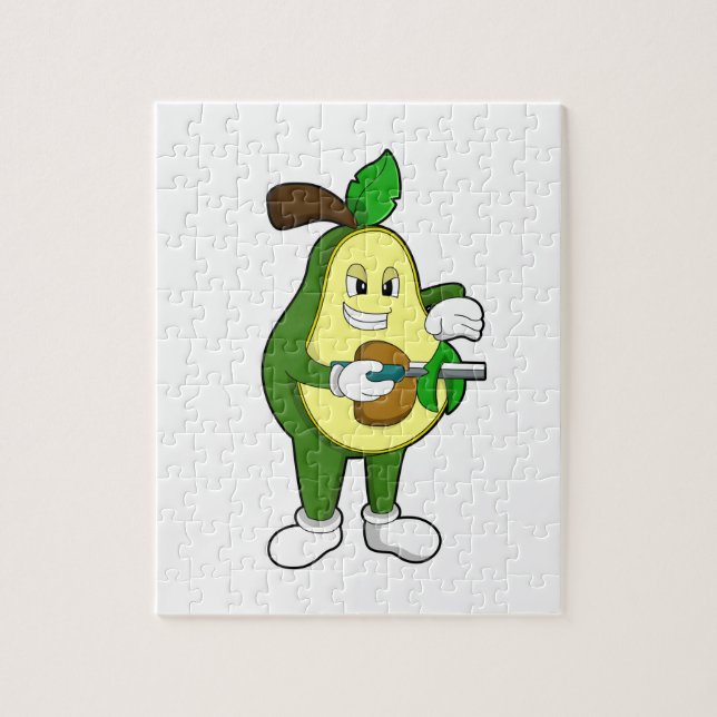 Puzzle Avocado as Hairtravh Razor (Vertical)