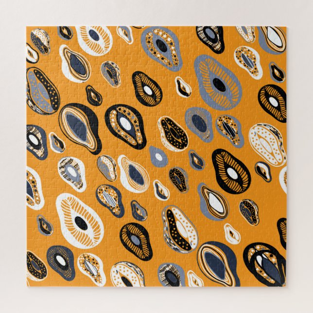 Puzzle Avocado Love : Style Vintage bio (Vertical)