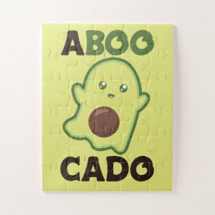 Puzzle Avocado Spirit Pour Halloween Drôle Avocados Jigsa