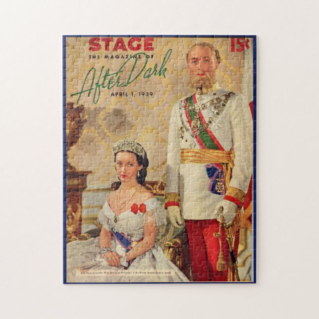 Puzzle Avril 1939 Stage Magazine couverture (Vertical)