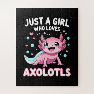 Puzzle Axolotl Kawaii Juste Une Fille Qui Aime Les Axolot