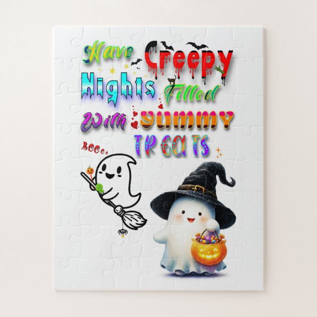 Puzzle Ayez des nuits flippantes remplies de friandises d (Vertical)