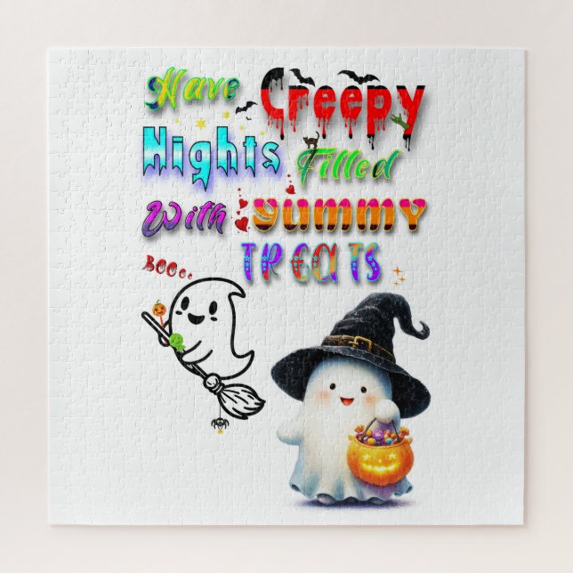 Puzzle Ayez des nuits flippantes remplies de friandises d (Vertical)
