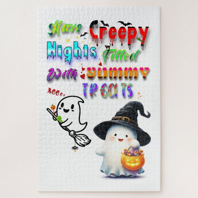Puzzle Ayez des nuits flippantes remplies de friandises d (Vertical)